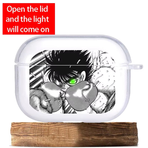 Japan Anime the First Step Case for Apple Airpodspro Headphone Shockproof Protection Air Pods4 Pro 1/2/3Earphone Soft Cover