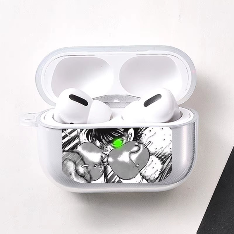 Japan Anime the First Step Case for Apple Airpodspro Headphone Shockproof Protection Air Pods4 Pro 1/2/3Earphone Soft Cover